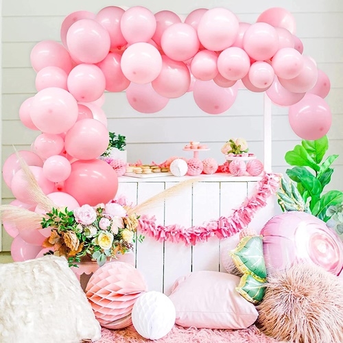 Balony lateksowe różowe 100 sztuk